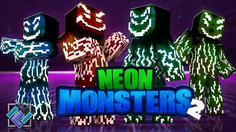 Neon Monsters 2 on the Minecraft Marketplace by pixeloneup