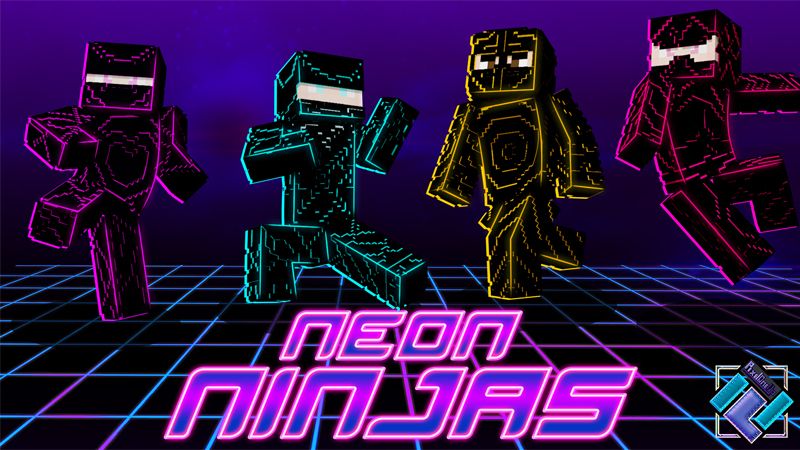 Neon Ninjas on the Minecraft Marketplace by PixelOneUp