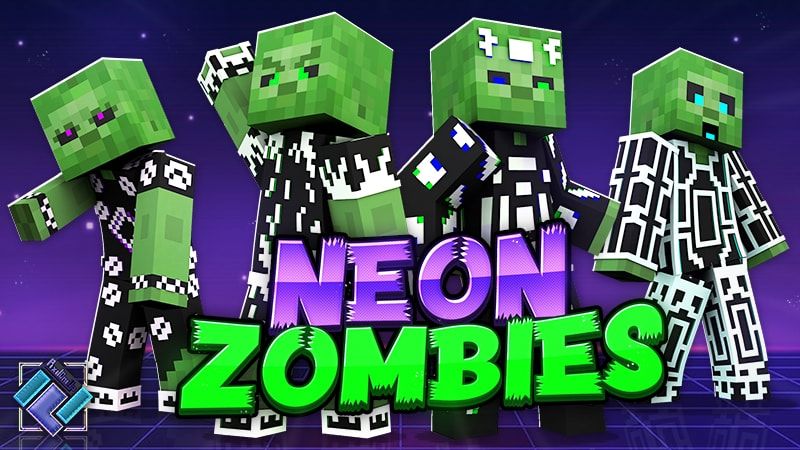 Neon Zombies on the Minecraft Marketplace by PixelOneUp