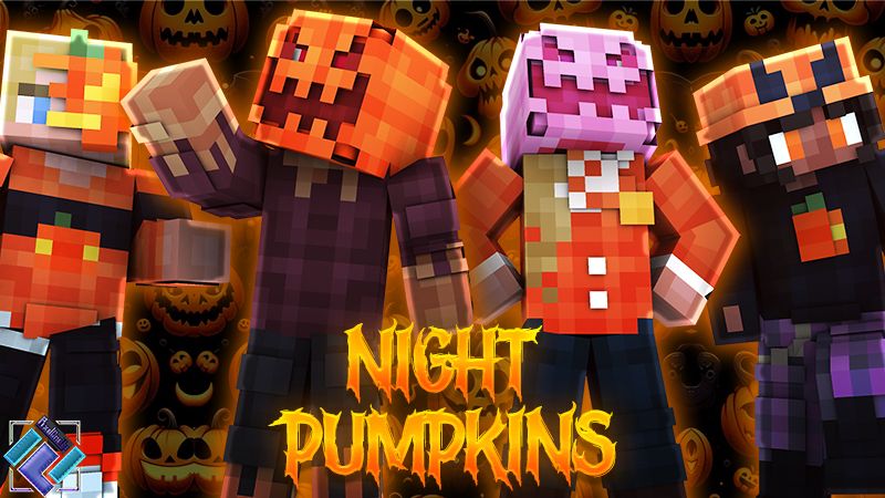 Night Pumpkins on the Minecraft Marketplace by PixelOneUp