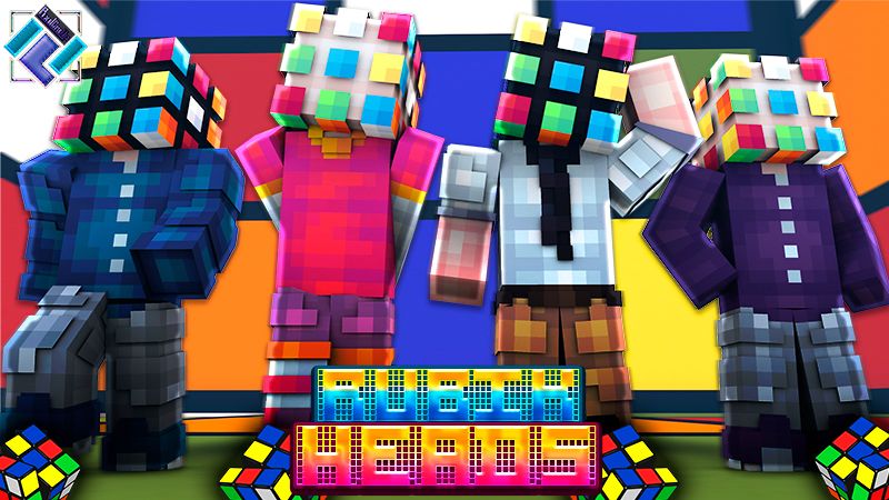 Rubik Heads on the Minecraft Marketplace by PixelOneUp