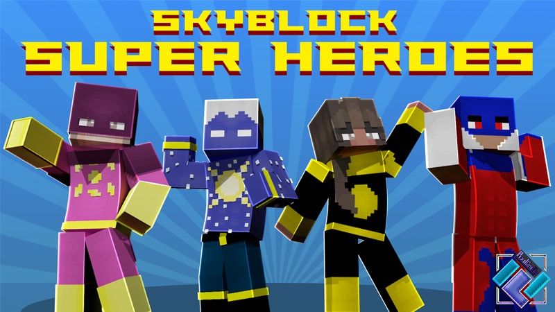 Skyblock Super Heros on the Minecraft Marketplace by PixelOneUp