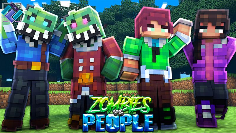 Zombies vs People on the Minecraft Marketplace by PixelOneUp