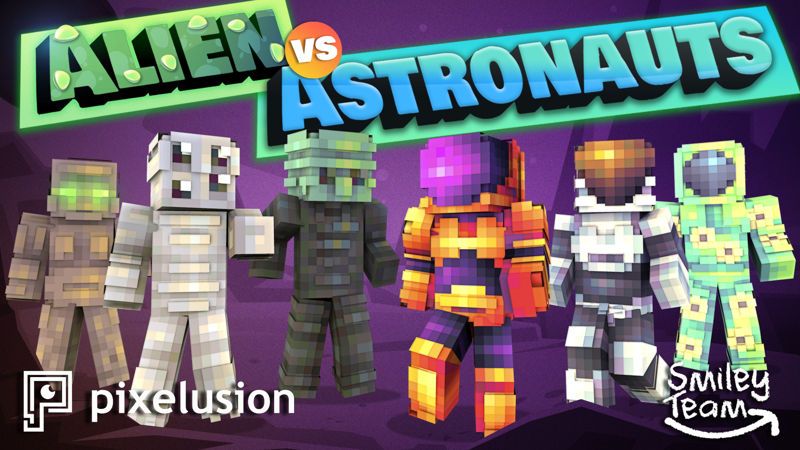 Alien vs Astronauts on the Minecraft Marketplace by Pixelusion