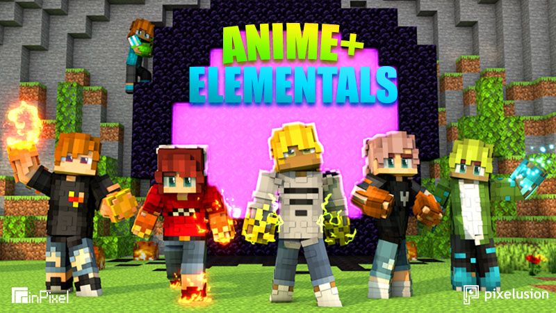 Anime + Elementals on the Minecraft Marketplace by Pixelusion