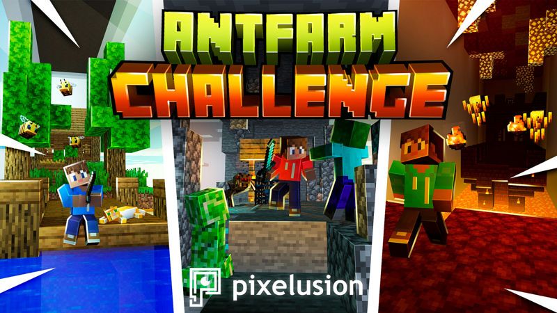 Antfarm Challenge on the Minecraft Marketplace by Pixelusion