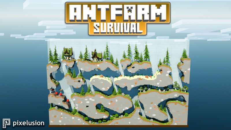 Antfarm Survival on the Minecraft Marketplace by Pixelusion