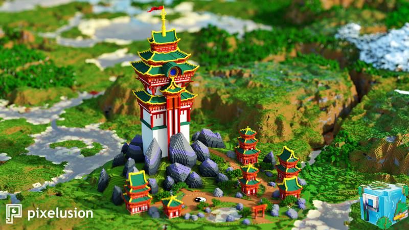 Asian Fortress on the Minecraft Marketplace by Pixelusion