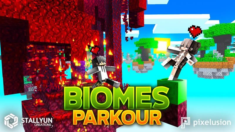 Biomes Parkour on the Minecraft Marketplace by Pixelusion