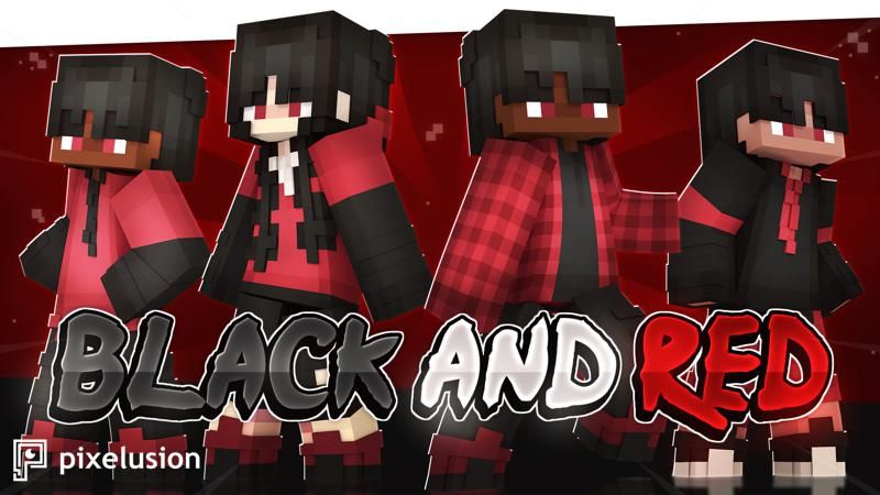 Black And Red on the Minecraft Marketplace by Pixelusion