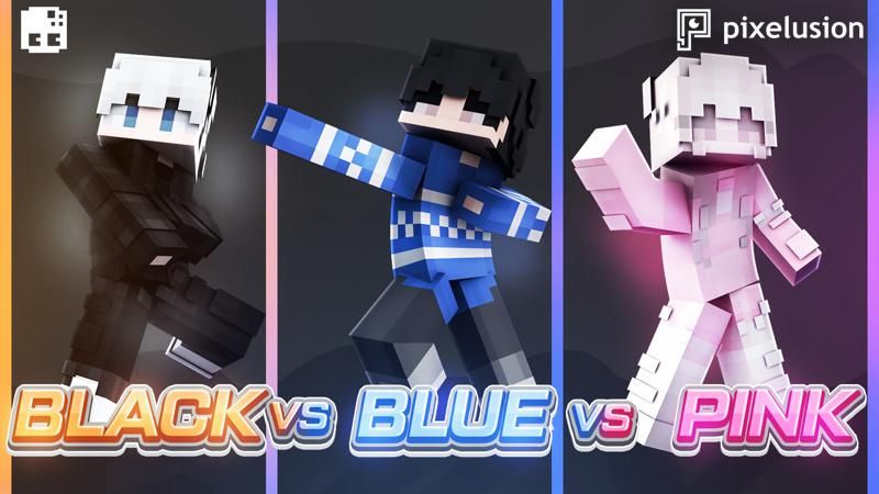 Black vs Blue vs Pink on the Minecraft Marketplace by Pixelusion