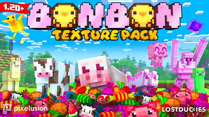 BonBon Texture Pack on the Minecraft Marketplace by Pixelusion