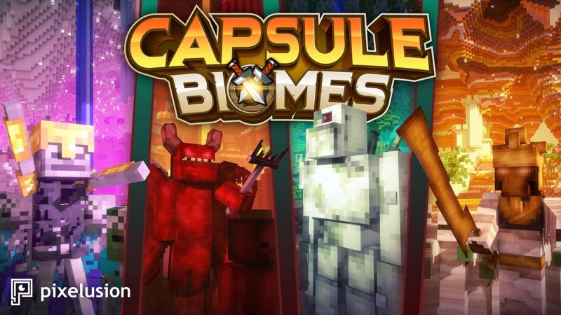 Capsule Biomes on the Minecraft Marketplace by Pixelusion