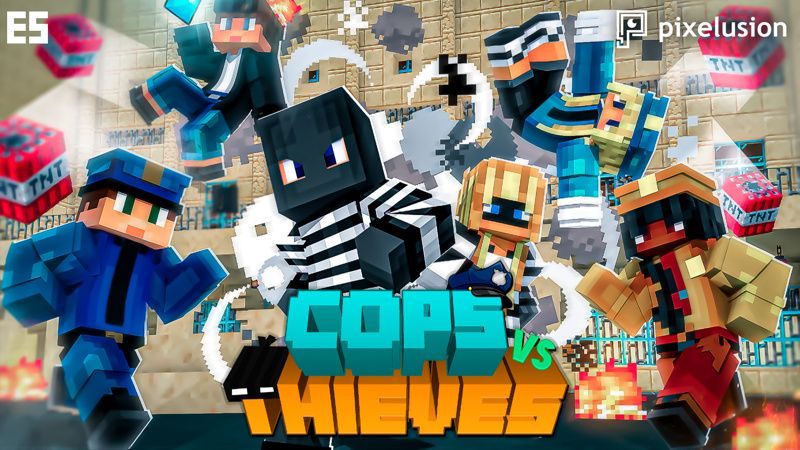 Cops vs Thieves on the Minecraft Marketplace by Pixelusion