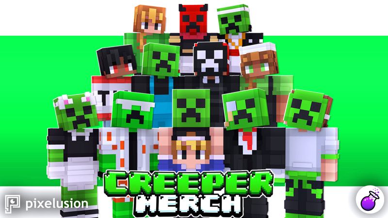 Creeper Merch on the Minecraft Marketplace by Pixelusion