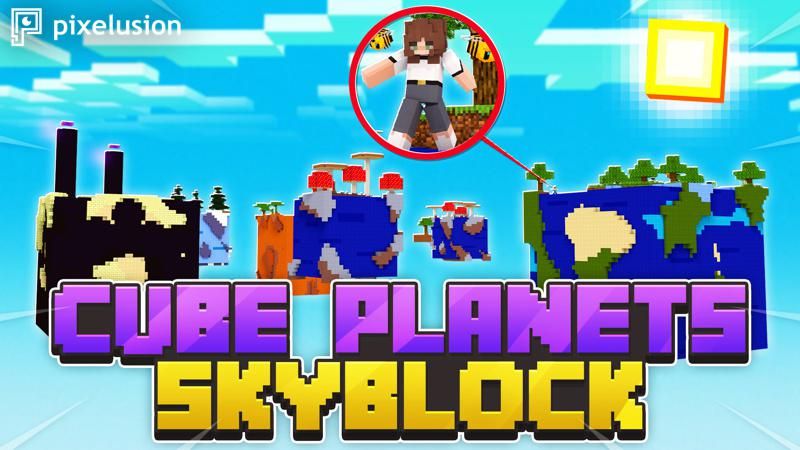 Cube Planets Skyblock on the Minecraft Marketplace by Pixelusion