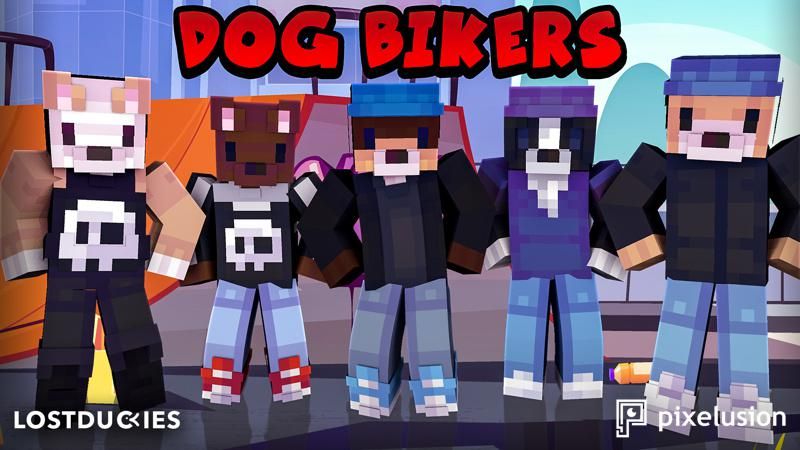 Dog Bikers on the Minecraft Marketplace by Pixelusion