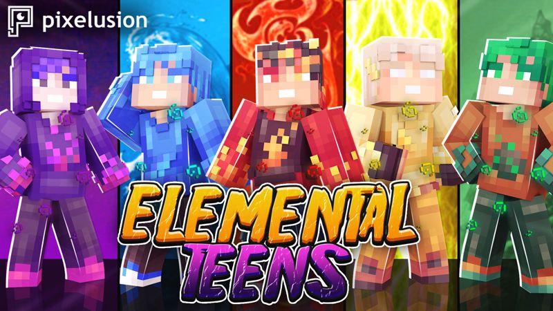 Elemental Teens on the Minecraft Marketplace by Pixelusion