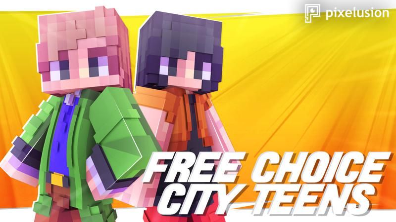 Free Choice City Teens on the Minecraft Marketplace by Pixelusion