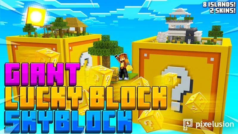 Giant Lucky Block Skyblock