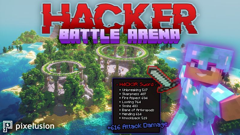 Hacker Battle Arena on the Minecraft Marketplace by Pixelusion