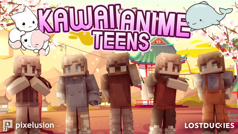 Kawaii Anime Teens on the Minecraft Marketplace by Pixelusion