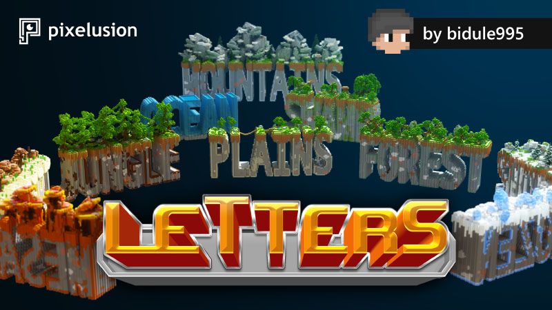 Letters on the Minecraft Marketplace by Pixelusion