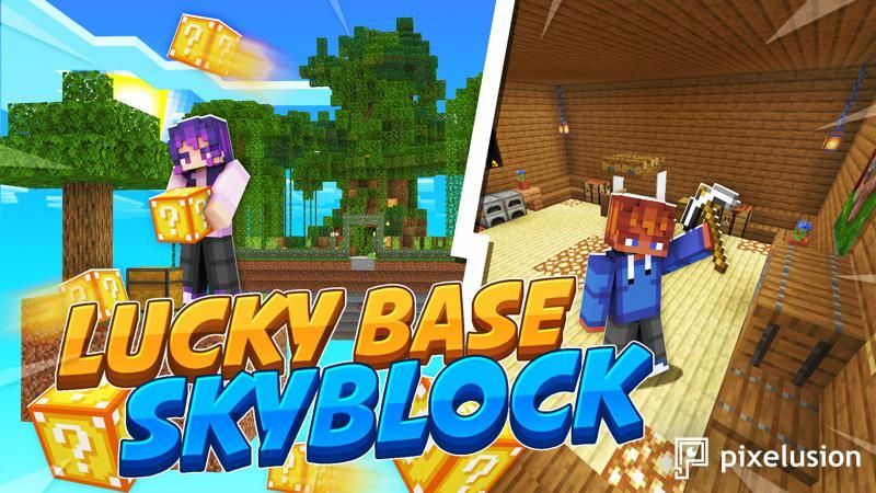 Lucky Base Skyblock on the Minecraft Marketplace by Pixelusion