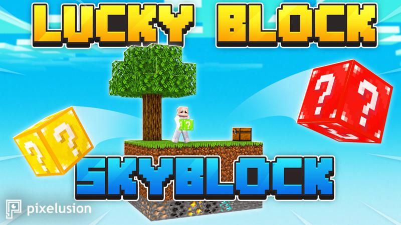 Lucky Block Skyblock on the Minecraft Marketplace by Pixelusion