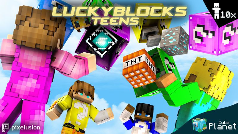 Lucky Blocks Teens on the Minecraft Marketplace by Pixelusion