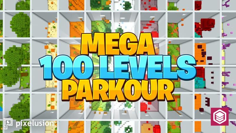 Mega 100 Levels Parkour on the Minecraft Marketplace by Pixelusion