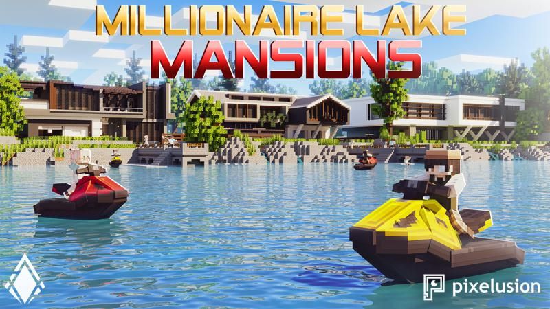 Millionaire Lake Mansions on the Minecraft Marketplace by Pixelusion