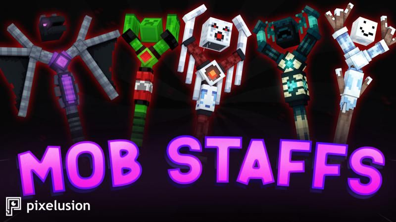 Mob Staffs on the Minecraft Marketplace by Pixelusion