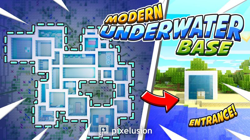 Modern Underwater Base on the Minecraft Marketplace by Pixelusion