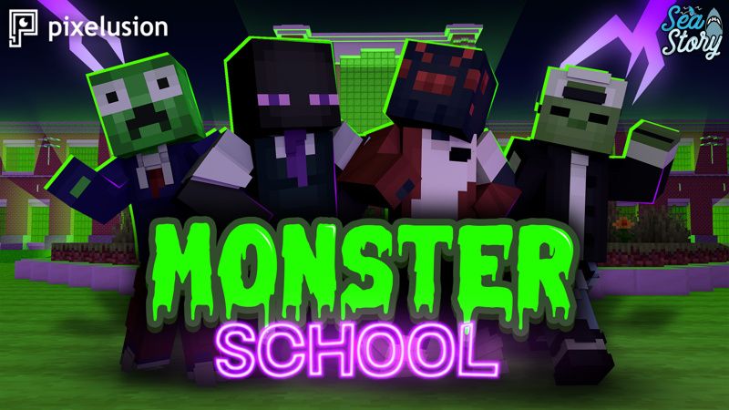 Monster School on the Minecraft Marketplace by Pixelusion