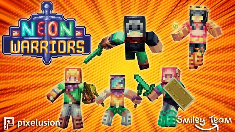 Neon Warriors on the Minecraft Marketplace by Pixelusion