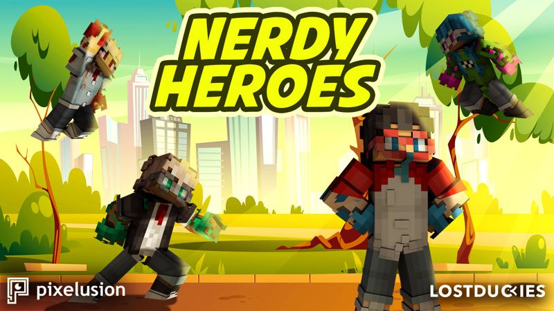 Nerdy Heroes on the Minecraft Marketplace by Pixelusion