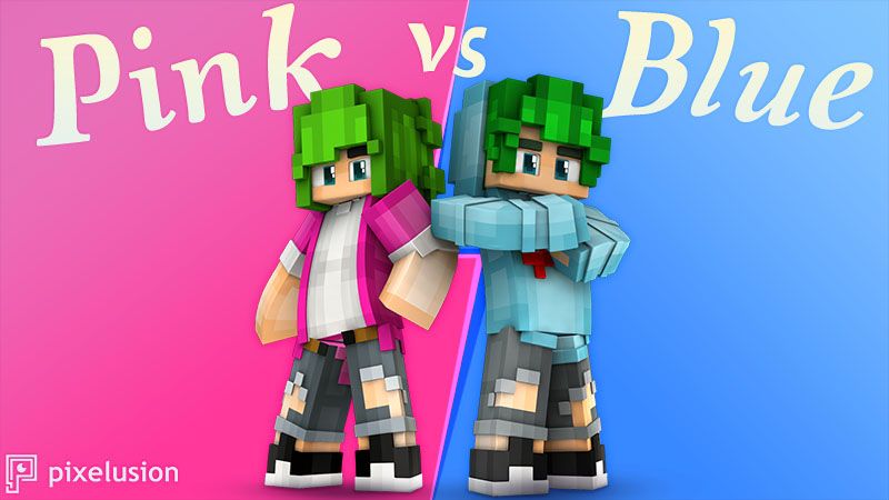 Pink VS Blue on the Minecraft Marketplace by Pixelusion