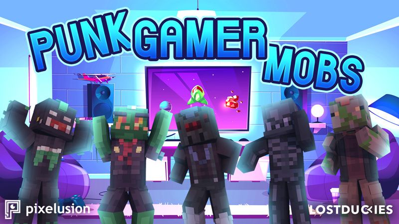 Punk Gamer Mobs on the Minecraft Marketplace by Pixelusion