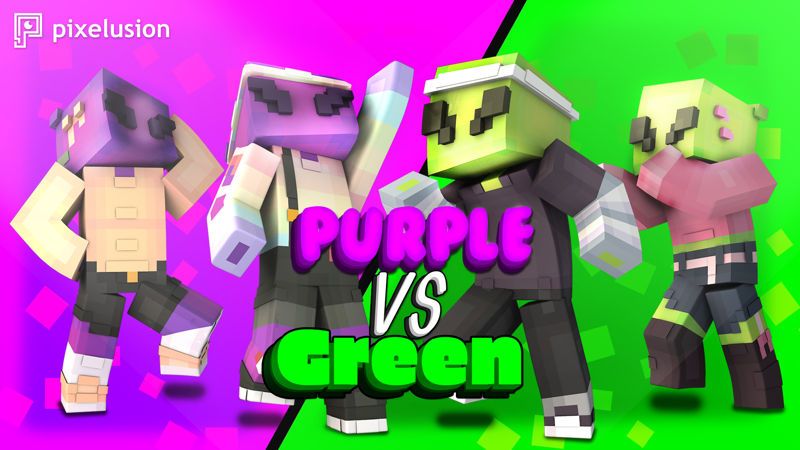 Purple VS Green on the Minecraft Marketplace by Pixelusion