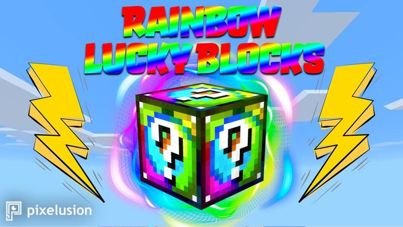 Rainbow Lucky Blocks on the Minecraft Marketplace by Pixelusion