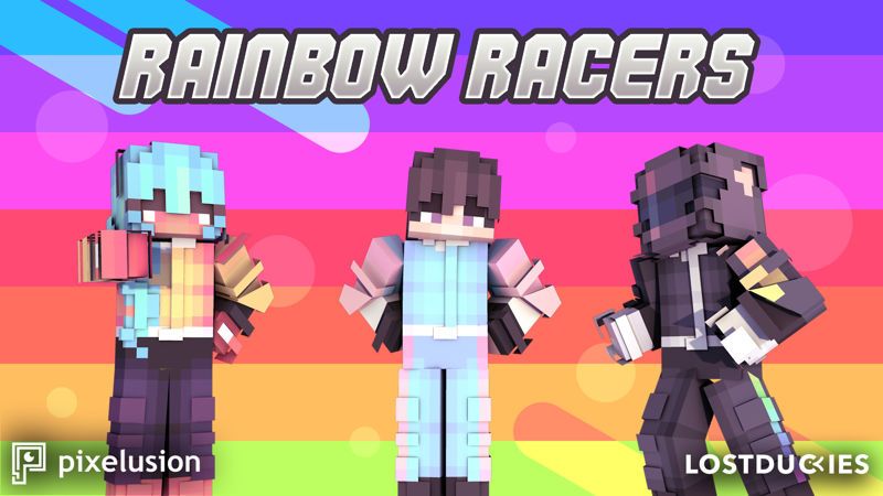 Rainbow Racers on the Minecraft Marketplace by Pixelusion