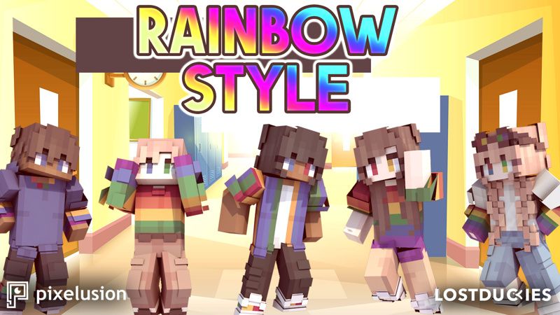 Rainbow Style on the Minecraft Marketplace by Pixelusion