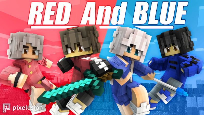 Red and Blue on the Minecraft Marketplace by Pixelusion