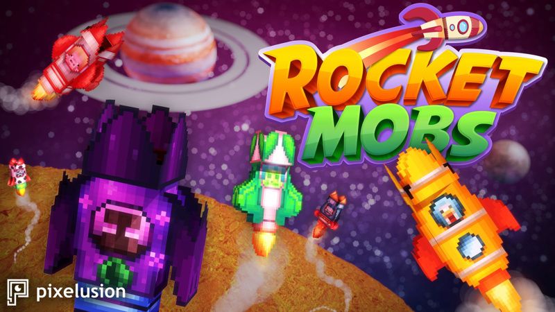 Rocket Mobs on the Minecraft Marketplace by Pixelusion