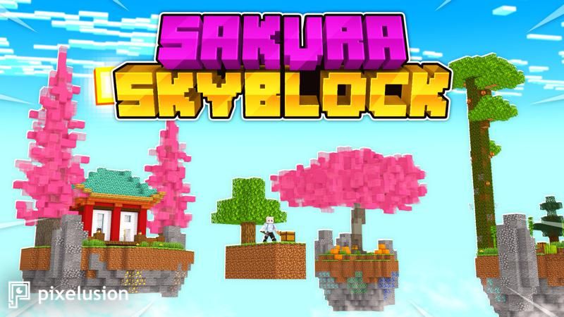 Sakura Skyblock on the Minecraft Marketplace by Pixelusion