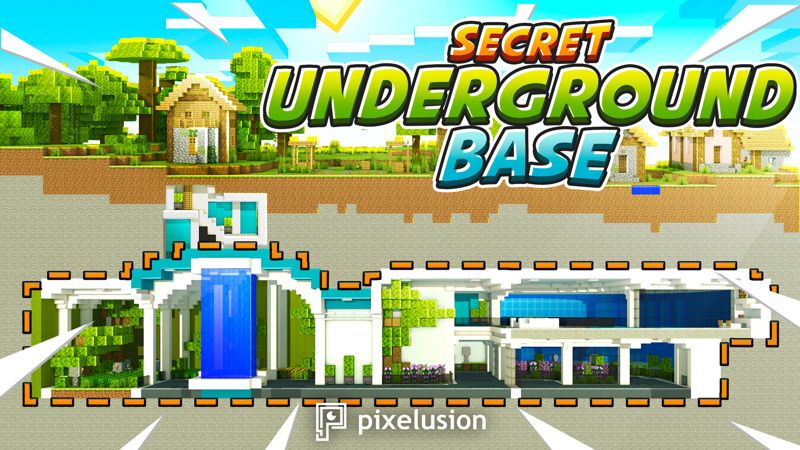 Secret Underground Base on the Minecraft Marketplace by Pixelusion