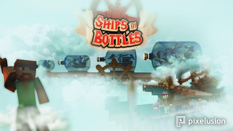 Ships in Bottles on the Minecraft Marketplace by Pixelusion