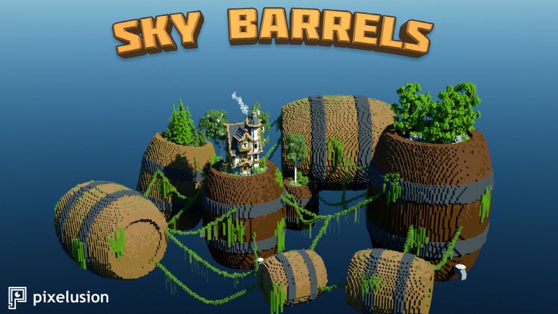 Sky Barrels on the Minecraft Marketplace by Pixelusion