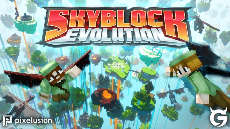 Skyblock Evolution on the Minecraft Marketplace by Pixelusion